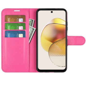 LN Flip Wallet Motorola Moto G73 rose