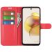 LN Flip Wallet Motorola Moto G73 red