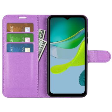 LN Flip Wallet Motorola Moto E13 purple