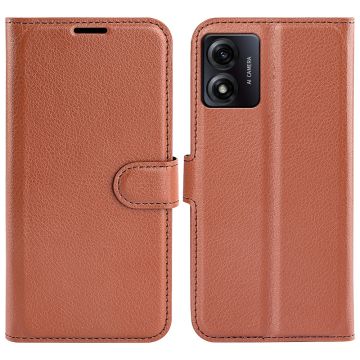 LN Flip Wallet Motorola Moto E13 brown