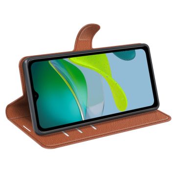 LN Flip Wallet Motorola Moto E13 brown