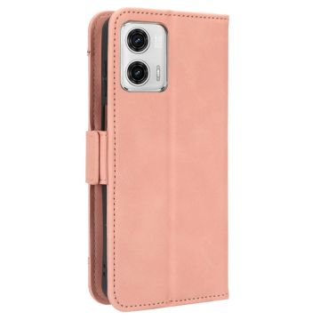 LN Flip Wallet 5card Motorola Moto G73 pink