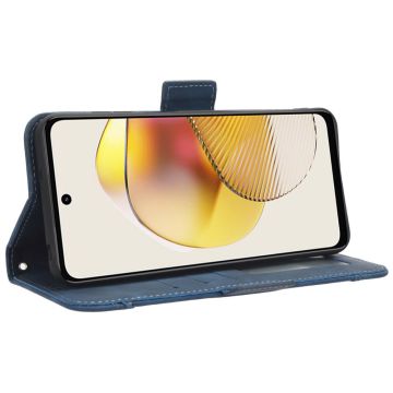 LN Flip Wallet 5card Motorola Moto G73 blue