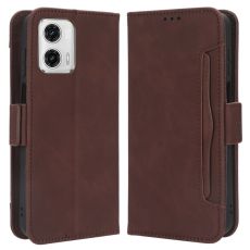 LN Flip Wallet 5card Motorola Moto G73 brown