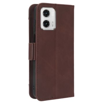LN Flip Wallet 5card Motorola Moto G53 5G brown