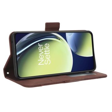 LN Flip Wallet 5card OnePlus Nord CE 3 Lite 5G brown
