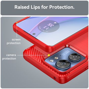 LN TPU-suoja Motorola Edge 40 red