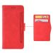 LN 5card flip wallet Moto G14 Red