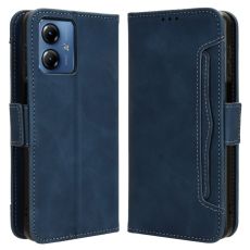 LN 5card flip wallet Moto G14 Blue