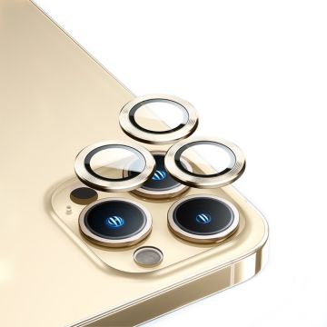 Benks kameran linssin suojat iPhone 14 Pro/14 Pro Max gold
