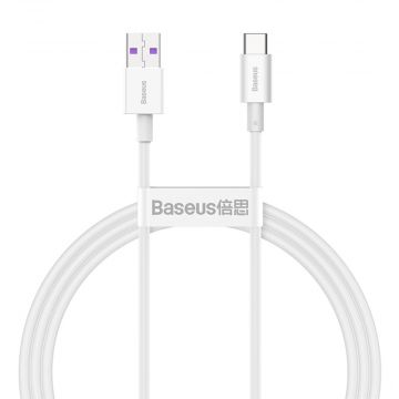 Baseus USB Type-C data- ja latauskaapeli 66W 1 m white