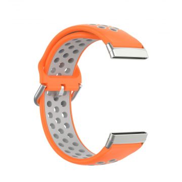 LN ranneke silikoni Fitbit Sense/Versa 3 orange/grey