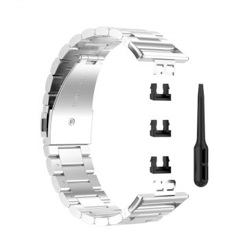 LN vaihtoranneke teräs Huawei Watch Fit silver