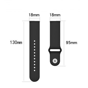 LN vaihtoranneke silikoni Huawei Watch Fit black