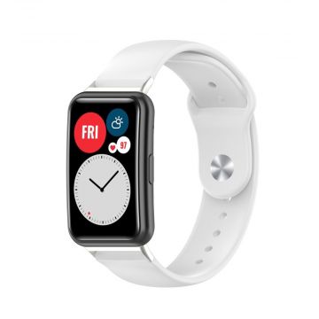 LN vaihtoranneke silikoni Huawei Watch Fit white