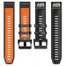LN ranneke silikoni Fenix 3 HR/5X/5X Plus orange/black