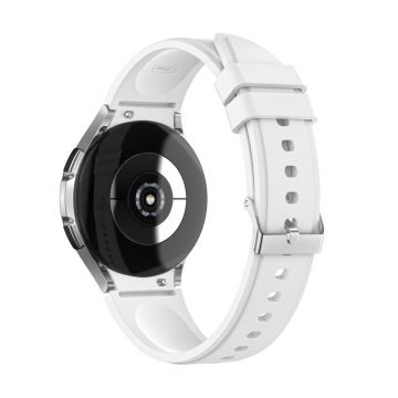 LN silikoniranneke Samsung Galaxy Watch 4/5/6 -sarja white