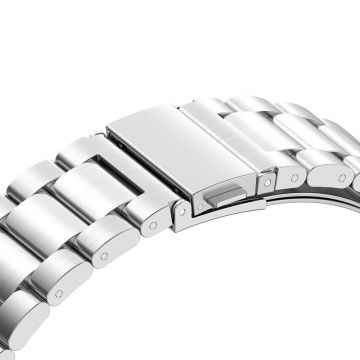 LN ranneke teräs Samsung Galaxy Watch 4/5/6 -sarja silver
