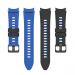 LN ranneke silikoni Samsung Galaxy Watch 4/5/6 -sarja black/blue