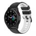 LN ranneke silikoni Samsung Galaxy Watch 4/5/6 -sarja black/white