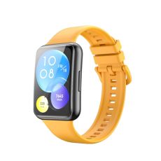 LN vaihtoranneke silikoni Huawei Watch Fit 2 yellow