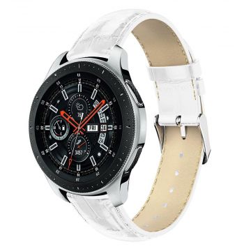 LN Gear S3/Watch 46mm ranneke nahka croco white