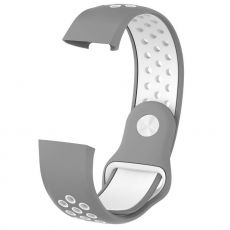 LN ranneke Fitbit Charge 3/4 silikoni S grey/white