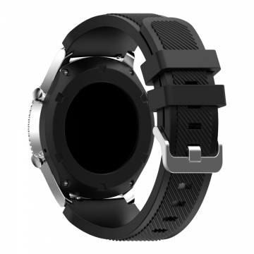 LN Gear S3/Watch 46mm ranneke silikoni black