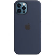 Apple iPhone 12/12 Pro Silicone Case MagSafe deep navy