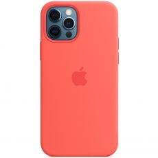 Apple iPhone 12/12 Pro Silicone Case MagSafe pink citrus