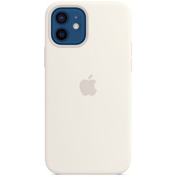 Apple iPhone 12/12 Pro Silicone Case MagSafe white