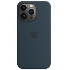 Apple iPhone 13 Pro silikonisuoja MagSafella abyss blue
