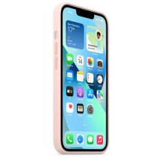Apple iPhone 13 Pro silikonisuoja MagSafella chalk pink