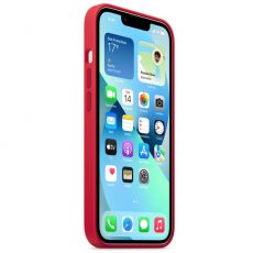 Apple iPhone 13 Pro Max silikonisuoja MagSafella red