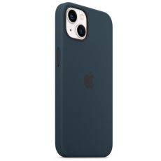 Apple iPhone 13 Mini silikonisuoja MagSafella abyss blue