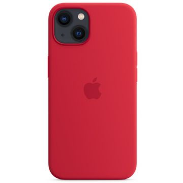 Apple iPhone 13 Mini silikonisuoja MagSafella red