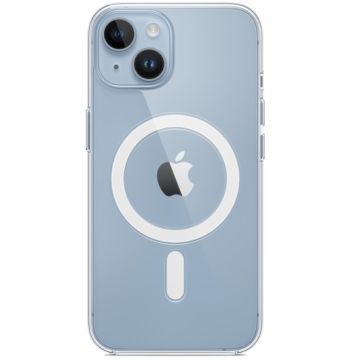 Apple iPhone 14 läpinäkyvä suojakuori MagSafella