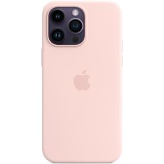 Apple iPhone 14 Pro Max silikonisuoja MagSafella chalk pink
