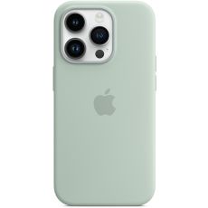 Apple iPhone 14 Pro silikonisuoja MagSafella agave