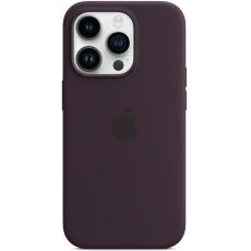 Apple iPhone 14 Pro silikonisuoja MagSafella elderberry