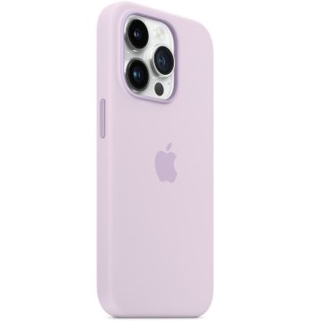 Apple iPhone 14 Pro silikonisuoja MagSafella lilac