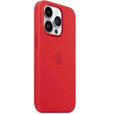 Apple iPhone 14 Pro silikonisuoja MagSafella red