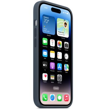 Apple iPhone 14 Pro silikonisuoja MagSafella storm blue