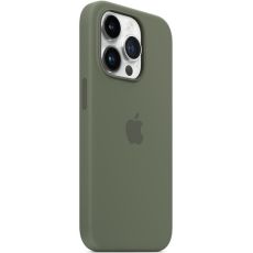 Apple iPhone 14 Pro silikonisuoja MagSafella olive