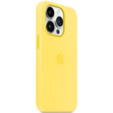 Apple iPhone 14 Pro silikonisuoja MagSafella canary yellow