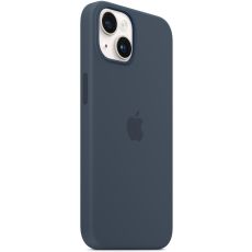 Apple iPhone 14 silikonisuoja MagSafella storm blue
