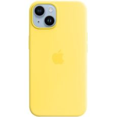 Apple iPhone 14 silikonisuoja MagSafella canary yellow
