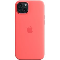 Apple iPhone 15 Plus silikonisuoja MagSafella Guava