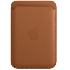 Apple iPhone Leather Wallet MagSafe saddle brown