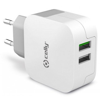 Celly verkkolaturi 2XUSB 3.4A